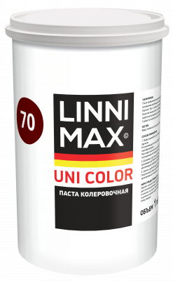 Универсальная пигментная паста LINNIMAX Uni Color / ЛИННИМАКС Юни Колор (70 Rotbraun, 1 л (темно-рыжий)) Универсальная пигментная паста LINNIMAX Uni Color / ЛИННИМАКС Юни Колор (70 Rotbraun, 1 л (темно-рыжий))