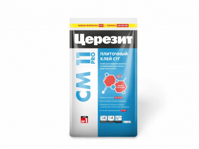 Клей для плитки Церезит CM 11 PRO C1Т (5 кг (144)) Клей для плитки Церезит CM 11 PRO C1Т (5 кг (144))