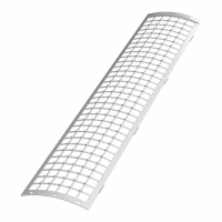 Решетка желоба защитная белый  (0,6 пог.м) VERAT 